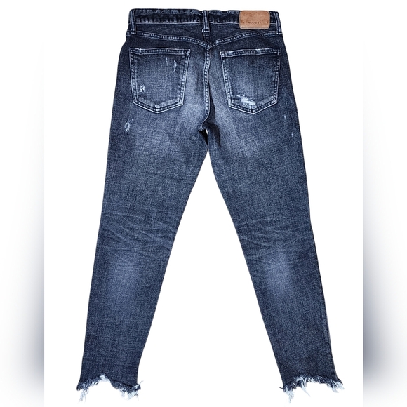 Moussy Glendele Distressed Ankle Denim Size 27 - Picture 4 of 14